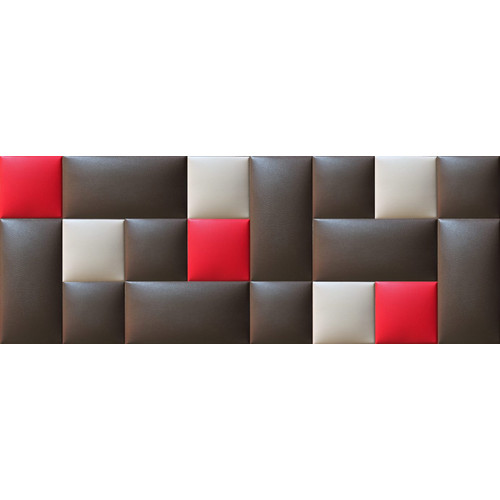 Műbőr falvédő-15 stílusos design faldekoráció (200x75 cm)