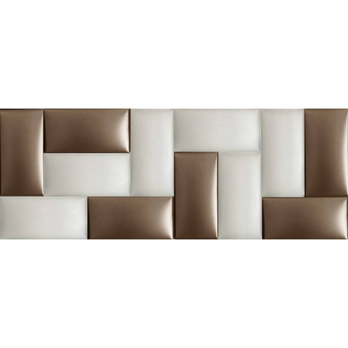 Műbőr falvédő-170 P-53 fényes kárpitozott faldekoráció (200x75 cm)