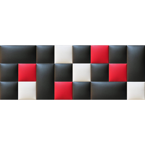 Műbőr falvédő-18 hangszigetelő faldekoráció (200x75 cm)