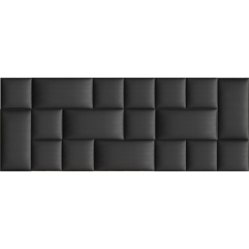 Műbőr falvédő-189 sötét színű fekete panel faldekoráció (200x75 cm) Műbőr falvédő-189 sötét színű fekete panel faldekoráció (200x75 cm)