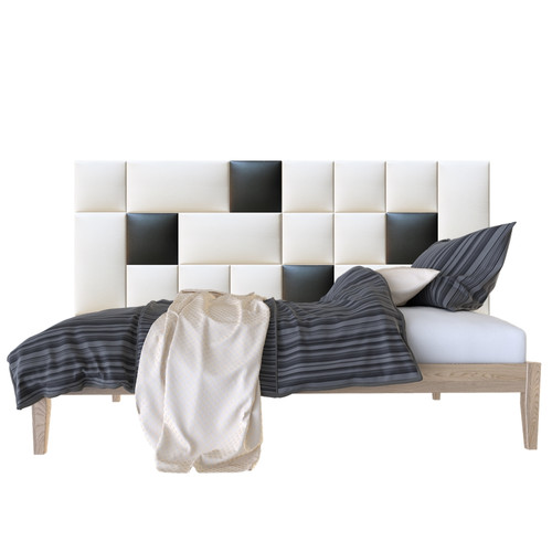 Műbőr falvédő-4 faldekoráció (200x75 cm), ágy mellé rakható - Kerma Design Műbőr falvédő-4 faldekoráció (200x75 cm), ágy mellé rakható - Kerma Design