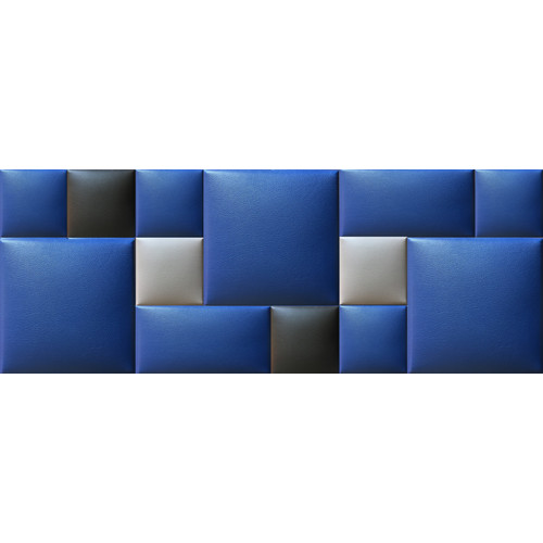 Műbőr falvédő-66 faldekoráció ágy mellé (200x75 cm)