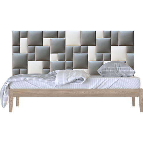 Műbőr falvédő-87 V-7 faldekoráció, falvédő burkolat (200x75 cm) fehér, szürke színű falpanelek Műbőr falvédő-87 V-7 faldekoráció, falvédő burkolat (200x75 cm) fehér, szürke színű falpanelek