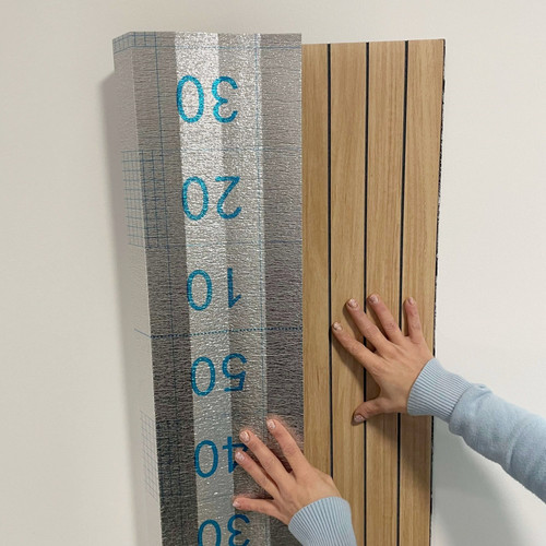 Öntapadós lamella falpanel famintás beige 100x60cm LO-1 Öntapadós lamella falpanel famintás beige 100x60cm LO-1