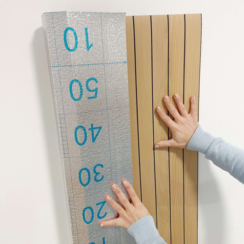 Öntapadós lamella falpanel famintás világos barna 100x60cm LO-2 Öntapadós lamella falpanel famintás világos barna 100x60cm LO-2