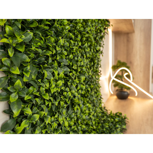 GreenWall Mesterséges Növényfal Panel, 1 m² (Aura) | Gondozásmentes Zöldfal Kültérre és Beltérre - UV-stabil