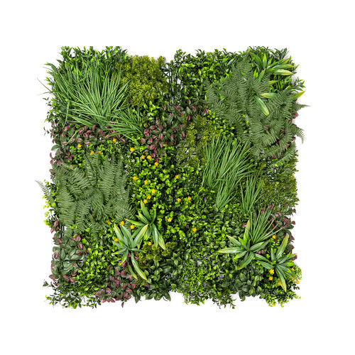GreenWall Mesterséges Növényfal Panel, 1 m² (Spirit) | Gondozásmentes Zöldfal Kültérre és Beltérre - UV-stabil