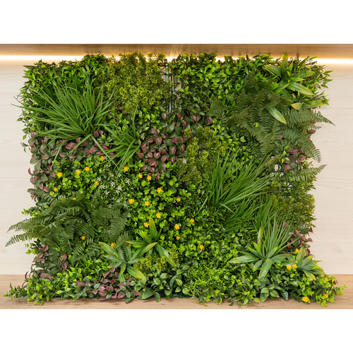 GreenWall Mesterséges Növényfal Panel, 1 m² (Spirit) | Gondozásmentes Zöldfal Kültérre és Beltérre - UV-stabil GreenWall Mesterséges Növényfal Panel, 1 m² (Spirit) | Gondozásmentes Zöldfal Kültérre és Beltérre - UV-stabil
