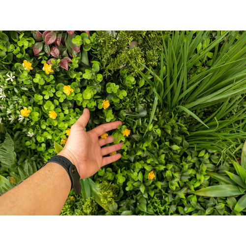 GreenWall Mesterséges Növényfal Panel, 1 m² (Spirit) | Gondozásmentes Zöldfal Kültérre és Beltérre - UV-stabil GreenWall Mesterséges Növényfal Panel, 1 m² (Spirit) | Gondozásmentes Zöldfal Kültérre és Beltérre - UV-stabil