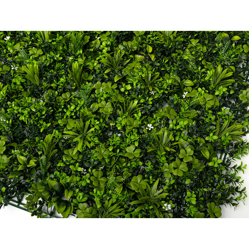 GreenWall Mesterséges Növényfal Panel, 1 m² (Clover) | Gondozásmentes Zöldfal Kültérre és Beltérre - UV-stabil GreenWall Mesterséges Növényfal Panel, 1 m² (Clover) | Gondozásmentes Zöldfal Kültérre és Beltérre - UV-stabil