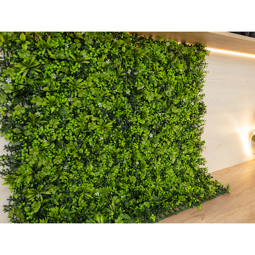 GreenWall Mesterséges Növényfal Panel, 1 m² (Clover) | Gondozásmentes Zöldfal Kültérre és Beltérre - UV-stabil GreenWall Mesterséges Növényfal Panel, 1 m² (Clover) | Gondozásmentes Zöldfal Kültérre és Beltérre - UV-stabil