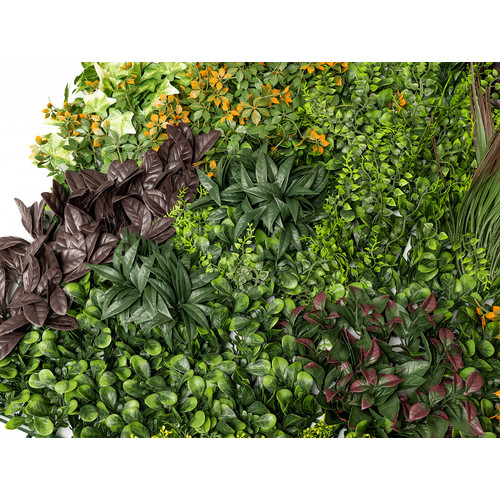 GreenWall Mesterséges Növényfal Panel, 1 m² (Crimson) | Gondozásmentes Zöldfal Kültérre és Beltérre - UV-stabil GreenWall Mesterséges Növényfal Panel, 1 m² (Crimson) | Gondozásmentes Zöldfal Kültérre és Beltérre - UV-stabil
