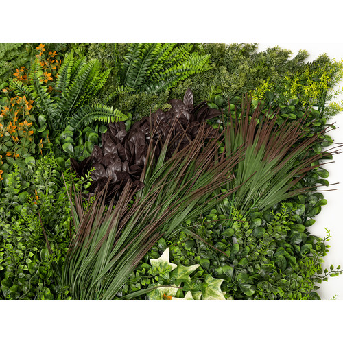 GreenWall Mesterséges Növényfal Panel, 1 m² (Crimson) | Gondozásmentes Zöldfal Kültérre és Beltérre - UV-stabil GreenWall Mesterséges Növényfal Panel, 1 m² (Crimson) | Gondozásmentes Zöldfal Kültérre és Beltérre - UV-stabil