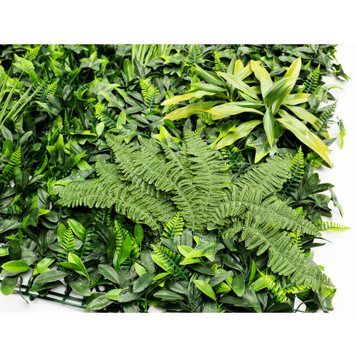 GreenWall Mesterséges Növényfal Panel, 1 m² (Exotic) | Gondozásmentes Zöldfal Kültérre és Beltérre - UV-stabil GreenWall Mesterséges Növényfal Panel, 1 m² (Exotic) | Gondozásmentes Zöldfal Kültérre és Beltérre - UV-stabil