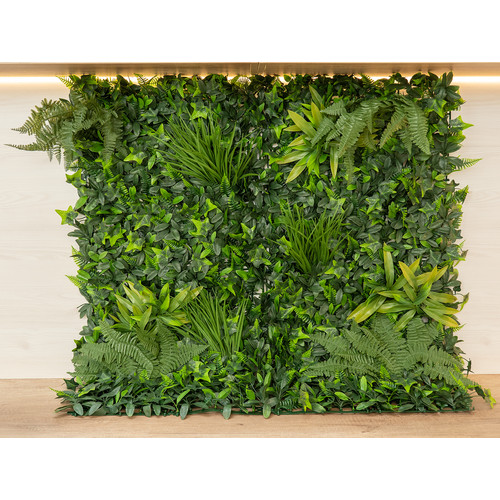 GreenWall Mesterséges Növényfal Panel, 1 m² (Exotic) | Gondozásmentes Zöldfal Kültérre és Beltérre - UV-stabil GreenWall Mesterséges Növényfal Panel, 1 m² (Exotic) | Gondozásmentes Zöldfal Kültérre és Beltérre - UV-stabil