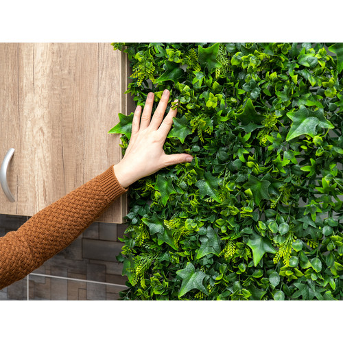 GreenWall Mesterséges Növényfal Panel, 1 m² (Garden) | Gondozásmentes Zöldfal Kültérre és Beltérre - UV-stabil GreenWall Mesterséges Növényfal Panel, 1 m² (Garden) | Gondozásmentes Zöldfal Kültérre és Beltérre - UV-stabil