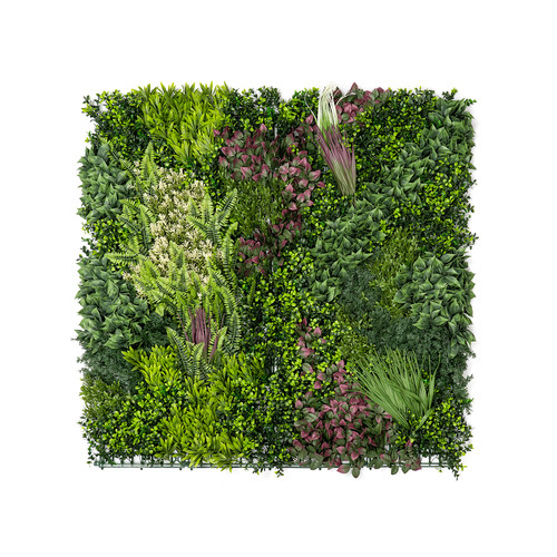 GreenWall Mesterséges Növényfal Panel, 1 m² (Oasis-1) | Gondozásmentes Zöldfal Kültérre és Beltérre - UV-stabil