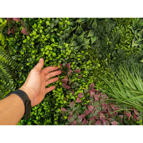GreenWall Mesterséges Növényfal Panel, 1 m² (Oasis-1) | Gondozásmentes Zöldfal Kültérre és Beltérre - UV-stabil GreenWall Mesterséges Növényfal Panel, 1 m² (Oasis-1) | Gondozásmentes Zöldfal Kültérre és Beltérre - UV-stabil