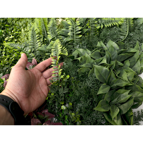 GreenWall Mesterséges Növényfal Panel, 1 m² (Oasis-2) | Gondozásmentes Zöldfal Kültérre és Beltérre - UV-stabil GreenWall Mesterséges Növényfal Panel, 1 m² (Oasis-2) | Gondozásmentes Zöldfal Kültérre és Beltérre - UV-stabil