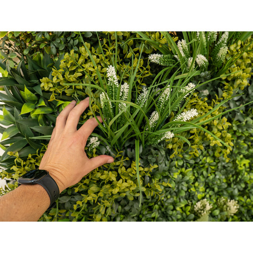 GreenWall Mesterséges Növényfal Panel, 1 m² (Oasis-2) | Gondozásmentes Zöldfal Kültérre és Beltérre - UV-stabil GreenWall Mesterséges Növényfal Panel, 1 m² (Oasis-2) | Gondozásmentes Zöldfal Kültérre és Beltérre - UV-stabil