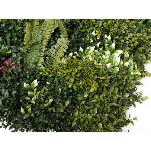 GreenWall Mesterséges Növényfal Panel, 1 m² (Zen) | Gondozásmentes Zöldfal Kültérre és Beltérre - UV-stabil