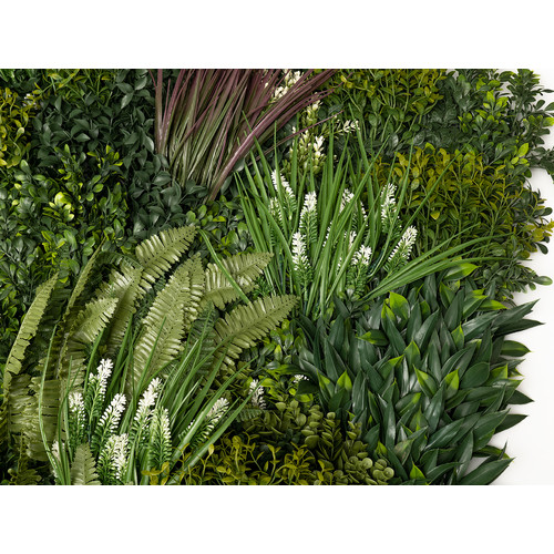 GreenWall Mesterséges Növényfal Panel, 1 m² (Zen) | Gondozásmentes Zöldfal Kültérre és Beltérre - UV-stabil