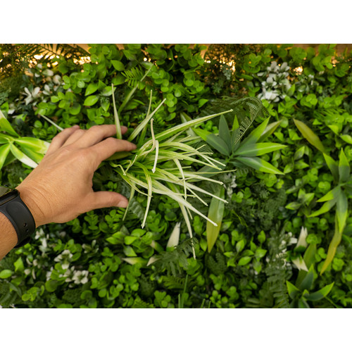GreenWall Mesterséges Növényfal Panel, 1 m² (Zen) | Gondozásmentes Zöldfal Kültérre és Beltérre - UV-stabil