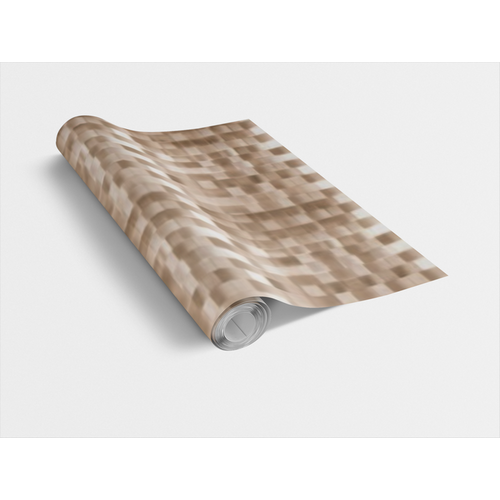 BASKET WEAVE COPPER 45cm x 15m barna beige öntapadós tapéta