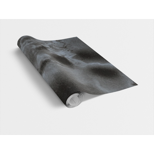 Gekkofix CARRARA BLACK / fekete carrarai márványminta 45cm x 15m öntapadós tapéta