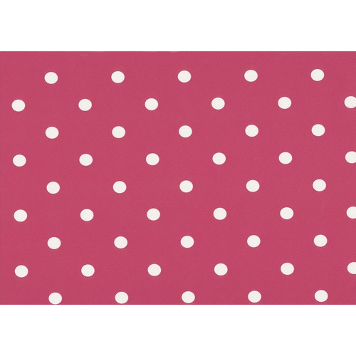 DOTS PINK / rózsaszín pöttyös 45cm x 15m öntapadós tapéta
