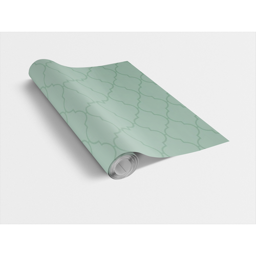 Gekkofix DUNYA GREEN 45cm x 15m öntapadós tapéta zöld Gekkofix DUNYA GREEN 45cm x 15m öntapadós tapéta zöld