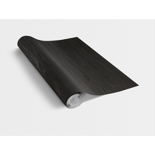 Gekkofix OAK BLACK / fekete tölgy famintás 45cm x 15m öntapadós fólia tapéta
