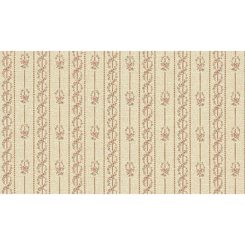 OLIVIA / csíkos kisvirág fonat 45cm x 15m öntapadós tapéta