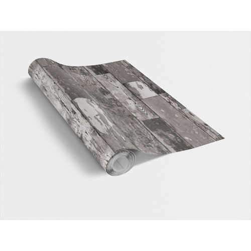 Gekkofix SCRAPWOOD DARK / sötét kopott deszka 45cm x 15m öntapadós tapéta