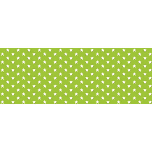 STARS GREEN / zöld csillagos 45cm x 15m öntapadós tapéta