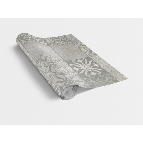 TILES VINTAGE /vintage csempe 45cm x 15m öntapadós tapéta, szürke, Vénilia Décor
