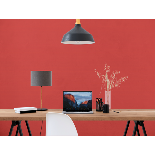 VERMILION RED / fényes cinóber piros 45cm x 15m öntapadós tapéta