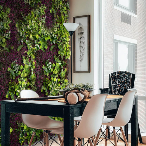 GD123 50x100 cm prémium egyedi kézzel készített élethű műanyag növényfal panel GD123 50x100 cm prémium egyedi kézzel készített élethű műanyag növényfal panel