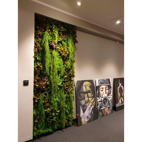 GD142 50x100 cm prémium egyedi kézzel készített élethű műanyag növényfal panel GD142 50x100 cm prémium egyedi kézzel készített élethű műanyag növényfal panel