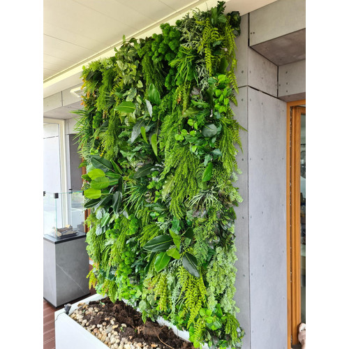 GD150 50x100 cm prémium egyedi kézzel készített élethű műanyag növényfal panel GD150 50x100 cm prémium egyedi kézzel készített élethű műanyag növényfal panel