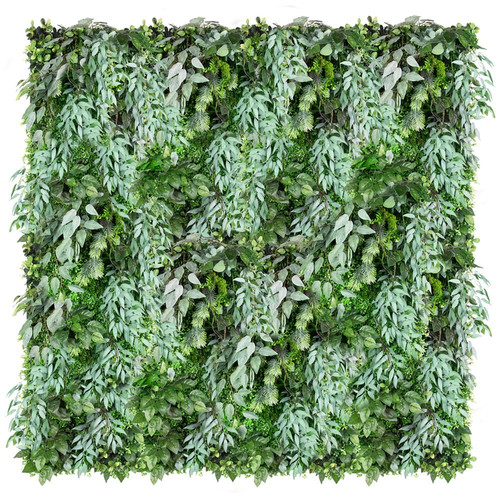 GD182 50x100 cm prémium egyedi kézzel készített élethű műanyag növényfal panel