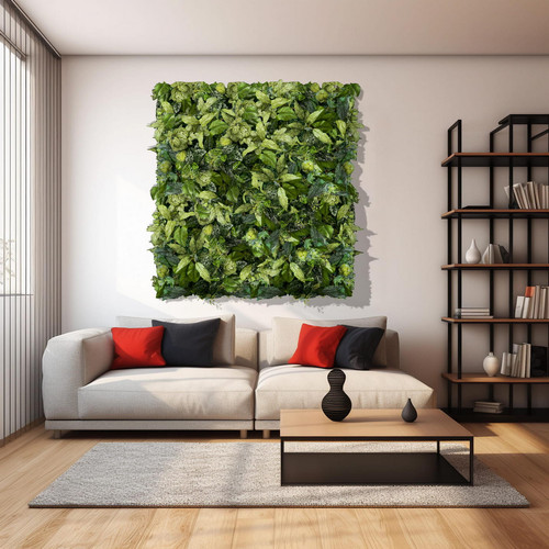GD189 50x100 cm prémium egyedi kézzel készített élethű műanyag növényfal panel GD189 50x100 cm prémium egyedi kézzel készített élethű műanyag növényfal panel