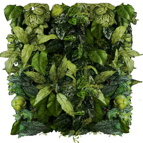 GD189 50x100 cm prémium egyedi kézzel készített élethű műanyag növényfal panel GD189 50x100 cm prémium egyedi kézzel készített élethű műanyag növényfal panel