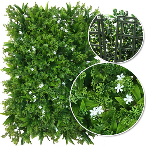 GD208 50x50 cm élethű műanyag zöldfal növényfal panel, műnövény dekoráció GD208 50x50 cm élethű műanyag zöldfal növényfal panel, műnövény dekoráció