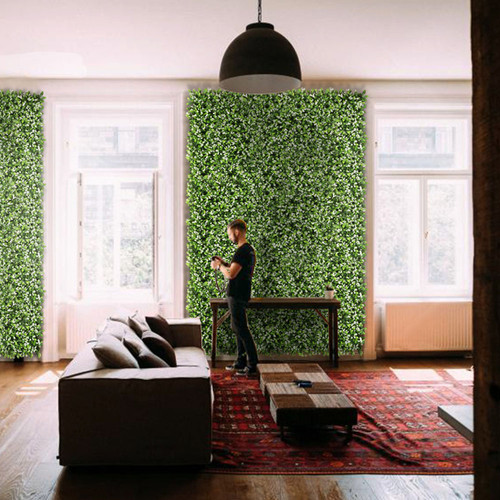 GD217 40x60 cm élethű műanyag zöldfal növényfal panel, műnövény