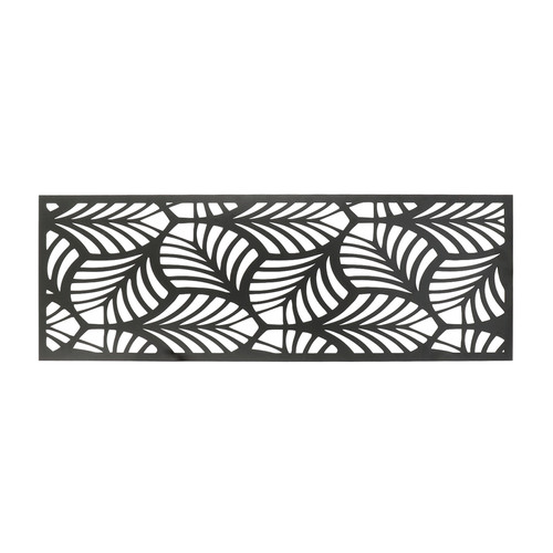 Fali dekorpanel, trópusi levél minta, 50x150 cm, 3 mm HDF - FP1 Antracit Fali dekorpanel, trópusi levél minta, 50x150 cm, 3 mm HDF - FP1 Antracit