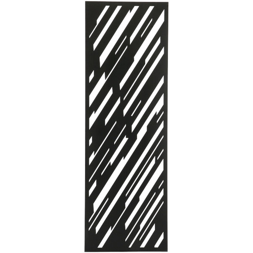 Fali dekorpanel, sávos mintázat, modern 50x150 cm, 3 mm HDF - FP13 fa Antracit színű falburkolat
