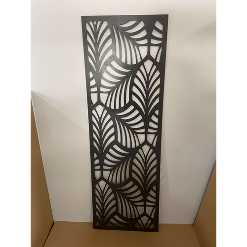 Fali dekorpanel, trópusi levél minta, 50x150 cm, 3 mm HDF - FP1 Antracit Fali dekorpanel, trópusi levél minta, 50x150 cm, 3 mm HDF - FP1 Antracit