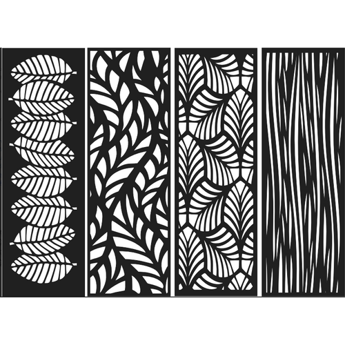 Fali dekorpanel, levél minta, 50x150 cm, 3 mm HDF - FP3 Antracit falburkolat Fali dekorpanel, levél minta, 50x150 cm, 3 mm HDF - FP3 Antracit falburkolat