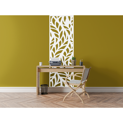 Fali dekorpanel, ágak minta, 50x150 cm, 3 mm HDF - FP4 Fehér falburkolat Fali dekorpanel, ágak minta, 50x150 cm, 3 mm HDF - FP4 Fehér falburkolat